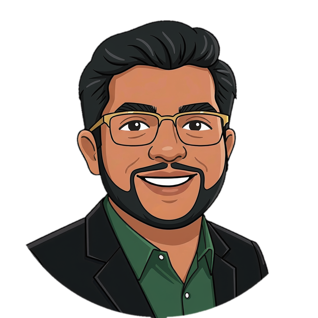 Cartoon avatar of the founder